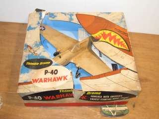 Cox Thimble Drone BOXED P 40 Warhawk  
