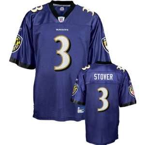  Matt Stover Jersey Reebok Purple Replica #3 Baltimore 