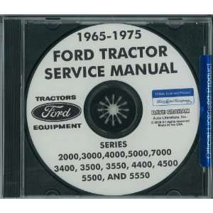    1965 1975 FORD TRACTOR 2000 7000 Service Manual CD Automotive