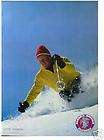 BEAR VALLEY CALIFORNIA RESORT VINTAGE SKI POSTER 1970s  