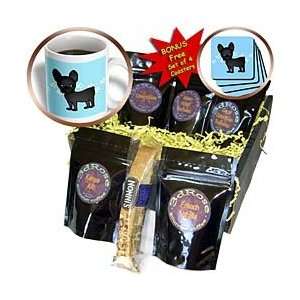 Janna Salak Designs Dogs   Cute Black Brindle French Bulldog Blue with 