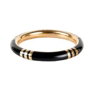  Sean Hill Skinny Black & Gold Bangle Jewelry