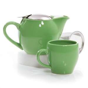  17oz iPot Teapot Set for One Stem Green