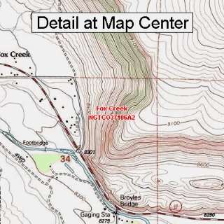   Map   Fox Creek, Colorado (Folded/Waterproof)