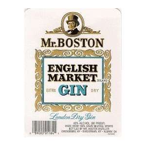  Mr. Boston Gin English Market Dry 80@ 1.75L Grocery 