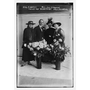   Jos. Stransky, Count Von Bernstorff, Mrs. H. Reisinger