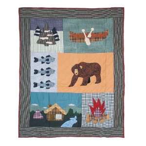  Patch Magic 36 Inch by 46 Inch Cabin Quilt Crib