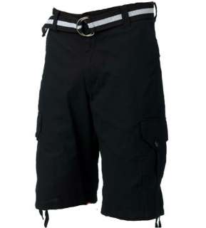 SOUTHPOLE Mens Washed Cargo Shorts  NWT SP Collection Black 