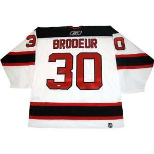  Martin Brodeur New Jersey Devils Autographed White Replica 