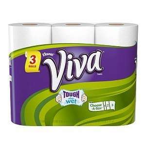  Viva Paper Towels, Choose a Size, Big Roll, 3 ea Kitchen 