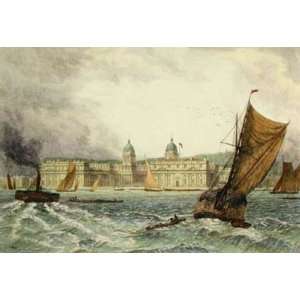  Greenwich Hospital Etching Law, David Nautical Marine 