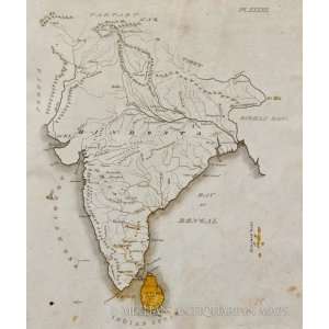  Drury Map of Hindostan (1822)