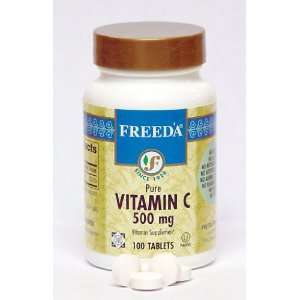  Freeda Vitamins Vitamin C 500mg 100 Tabs Health 