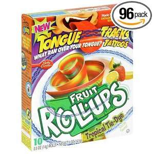 Fruit Roll Tropical, 0.5 Ounce Packets (Pack of 96)  