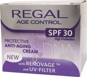 Regal PROTECTIVE ANTI AGING CREAM with RENOVAGE™ and UV filter SPF30 
