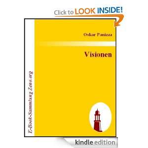 Visionen (German Edition) Oskar Panizza  Kindle Store