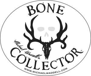 Bone Collector ~ Mike Waddell ~ WINDOW DECAL TRUCK AUTO  