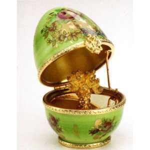  Faberge Egg   Jonquil Floral Bouquet Egg