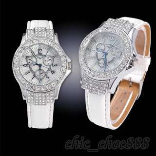 Crystal Fashion Ladies Girls Women Quartz Wrist Watch  