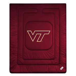 Virginia Tech Hokies NCAA Locker Room Collection Full/Queen Comforter