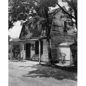   Virginia graphic. Photograph showing a rural general store, w Home