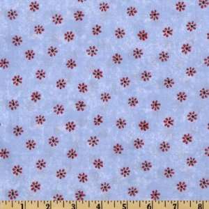  44 Wide Raggedy Ann & Andy Flowers Light Blue Fabric By 