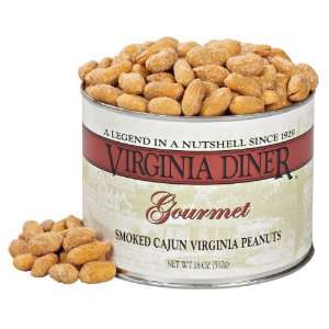 Virginia Diner Peanuts, Smoked Cajun Seasoned, 18 Ounce  