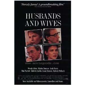   Wives Poster B 27x40 Woody Allen Mia Farrow Judy Davis