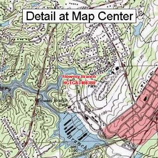   Map   Flowery Branch, Georgia (Folded/Waterproof)