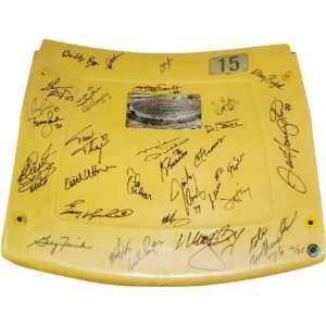   Chicago Bears Team Signed Actual Soldier Field Seatback Sports