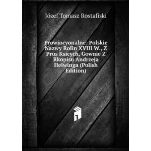   Andrzeja Helwinga (Polish Edition) JÃ³zef Tomasz Rostafiski Books