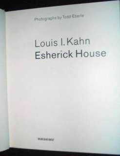Louis I. Kahn Architecture, Esherick House  