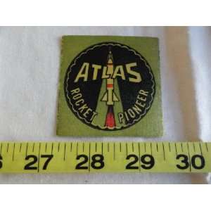  Vintage ATLAS Rocket Pioneer Patch 