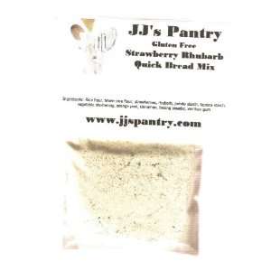 JJs Pantry Gluten Free Strawberry Rhubarb Quick Bread Mix