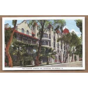  Postcard Vintage The Cloister Mission Inn Riverside 