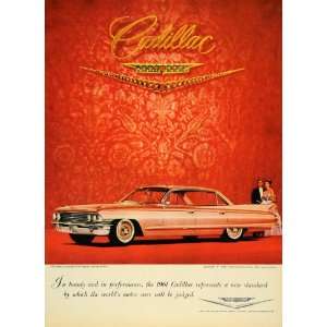  1960 Ad Vintage 61 Pink Cadillac Detroit Art Institute 