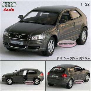 New AUDI A3 132 Alloy Diecast Model Car Grey B101c  