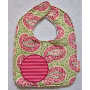  Button 202PANGELFISH Angelfish Paisley Bib Baby