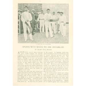  1904 Foreign Sports Badminton Fencing Pelota Wrestling 