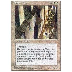    Magic the Gathering   Angry Mob   Fourth Edition Toys & Games