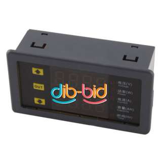   Dual display Digital LCD Power Current Voltage AMP Meter VA Voltmeter