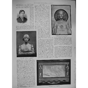  1894 GEORGE GLANFIELD FRAMPTON CHRISTABEL SCULPTURE