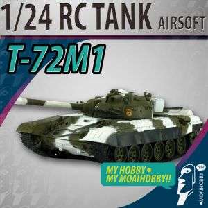 24 Airsoft RC VSTank Pro RTR Army Battle Tank T72 M1 Winter NIB 