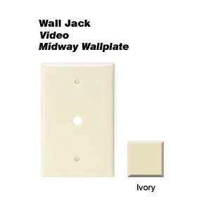    Leviton 40539 HMI Midsize Video Wall Jack   Ivory