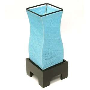  EXP Handmade Woven Web Table / Desk Lamp Light Blue