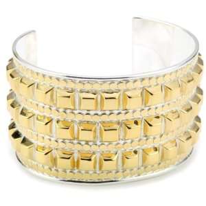 Anna Beck Designs Java Large Studded 18k Gold Plated Cuff