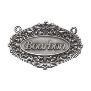  Bourbon Liquor Label w/ chain