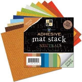 Diecuts with A View Match Makers Adhesive Texture Neutrals Mat Stack 