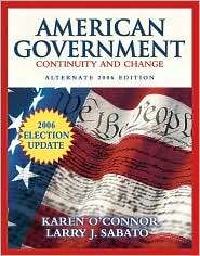 American Government Continuity and Change, Alternate 2006 Election 