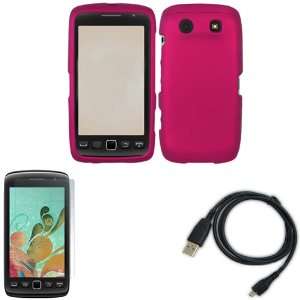  iFase Brand Blackberry Torch 9850/9860 Combo Rubber Rose 